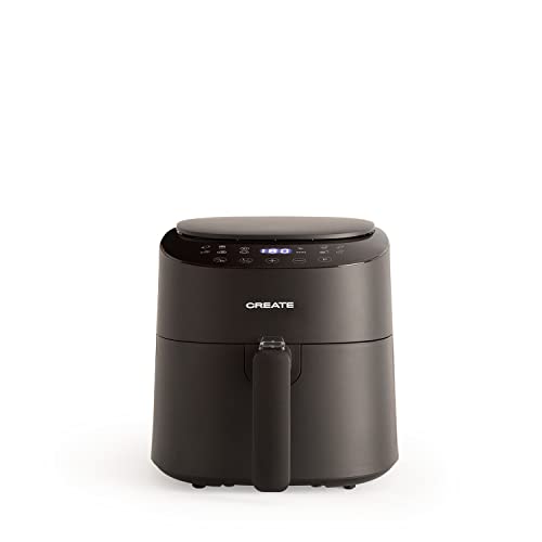 CREATE/FRYER AIR PRO COMPACT/Freidora de aire sin aceite 3.3 L Negra / 8 Programas, Pantalla