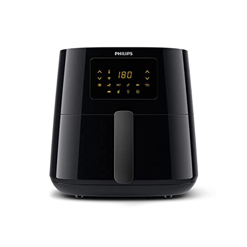 Philips Airfryer 5000 Series XL, 6.2L (1.2Kg), 14 En 1 Freidora De Aire, Conexión Wifi, 90% Menos De Grasa Con Tecnología Rapid Air, Aplicación Con Eecetas (HD9280/90)