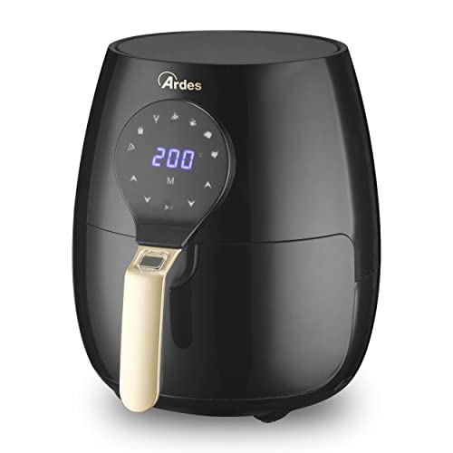 ARDES | AR1K33 Freidora de Aire Caliente Capac. 5 Litros Air Fryer Maxi Con Pantalla Digital y Temporizador 60 Minutos Temp. Máx. 200°c Eldorada Maxi ‎