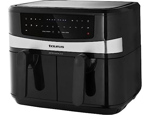 Freidora de aire TAURUS 973980000 Air Fry Digital Duo 9L 2600W Negro