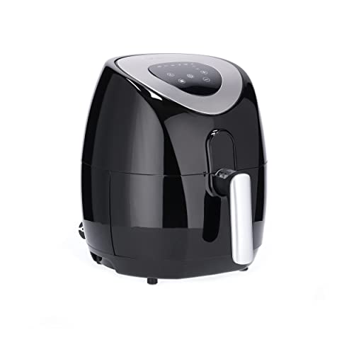 SEVERIN Freidora de aire caliente con 6 programas automáticos, freidora eléctrica para freír sin grasa, innovador horno freidora para freír de forma saludable, negro, FR 2430