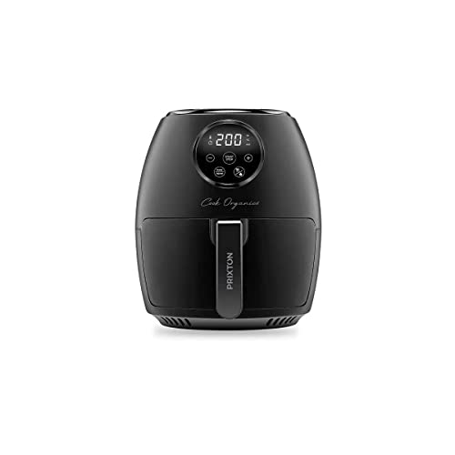 PRIXTON Cook Organics - Freidora sin Aceite de Aire Caliente/Air Fryer Capacidad 3,5 litros Pantalla LED Táctil Potencia 1300 W 10 Programas Tiempo y Temperatura Ajustables (Reacondicionado)