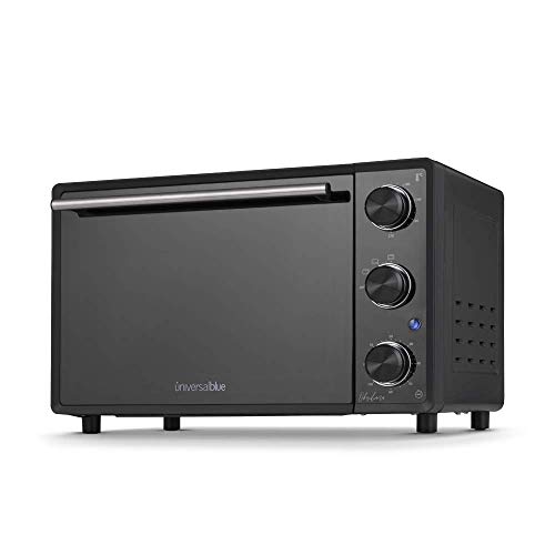 UNIVERSALBLUE Mini Horno Eléctrico de Sobremesa | Freidora sin Aceite 19 litros | Potencia 1300W | Capacidad 19L | Horno Pequeño