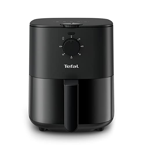 Tefal EY130815 Fre�r sin aceite el�ctrico, tecnolog�a de aire caliente, capacidad de 3.5 l, cocci�n compacta, saludable y crujiente, negro