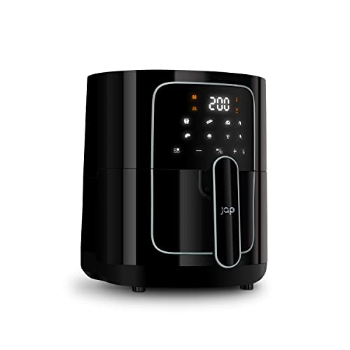 JAP Ascension Freidora Aire Caliente sin Aceite 3,5L XL - Potente Airfryer de 1400 W - 8 Programas - Pantalla LCD Táctil - Negro