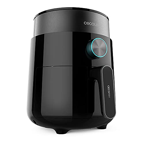 Cecotec Freidora Sin Aceite 2,5 L de Aire Caliente Cecofry Essential Rapid MoonTouch. 1200 W, Dietética, Pantalla Digital, Control Táctil, Tiempo Regulable, 80ºC - 200 ºC