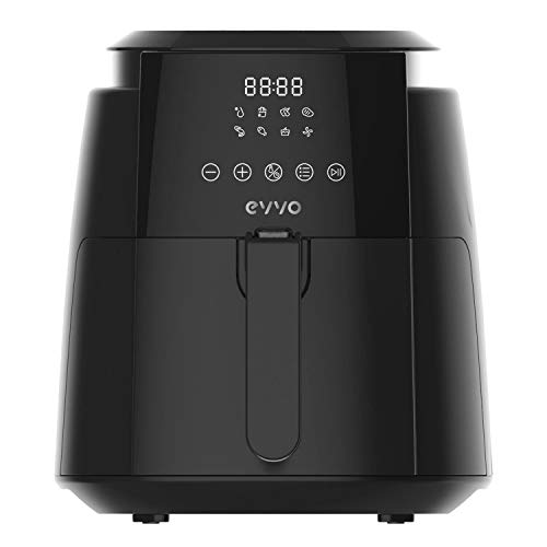 EVVO Freidora sin aceite Tasty Fryer - 1500W, Tecnología Dual Cyclone, Multifunción, hasta 200º, 3.5 litros…