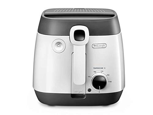 DeLonghi FS6025 FS - Freidora tradicional, color blanco y gris FS6055 Blanco y gris.