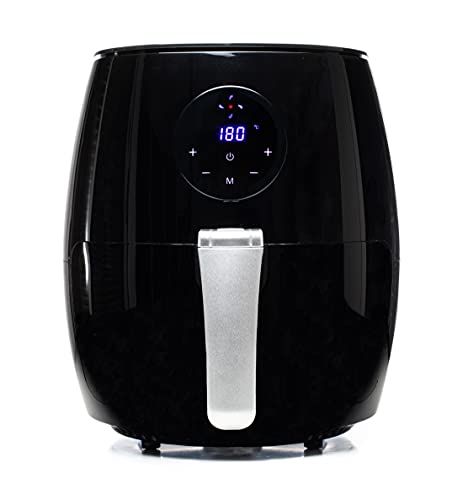 Family Care Freidora sin Aceite 3,5 Litros, Air Fryer, 1500W, 6 Programas, Pantalla LED Táctil, Tiempo y Temperatura regulable, Sin BPA/PFOA, Fácil Limpieza