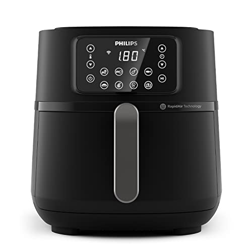 Philips Airfryer 5000 Series XXL, 7,2L (1,4Kg), 16 en 1 Freidora De Aire, Conexión Wifi, 90% Menos De Grasa Con Tecnología Rapid Air, Aplicación con recetas (HD9285/90)