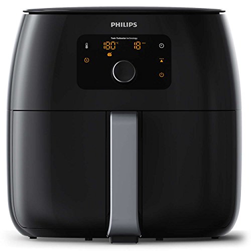 Philips Avance Collection HD9651/90 - Freidora (Freidora baja en grasa, 1,4 kg, Solo, Negro, Giratorio, Tocar, Independiente)