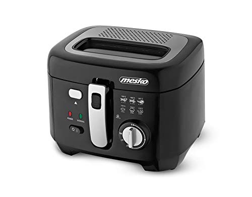 Mesko MS-4908 -Freidora de Aceite 2,5 Litros, 1800W, Antiadherente, Libre de BPA