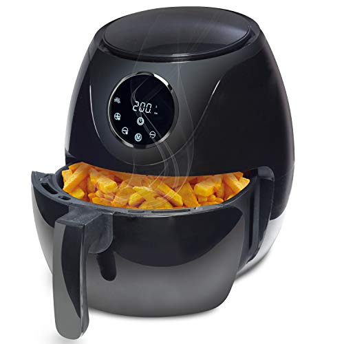 Linsar Freidora de aire caliente 3 en 1, 3 litros XL Airfryer, pantalla digital, 6 programas