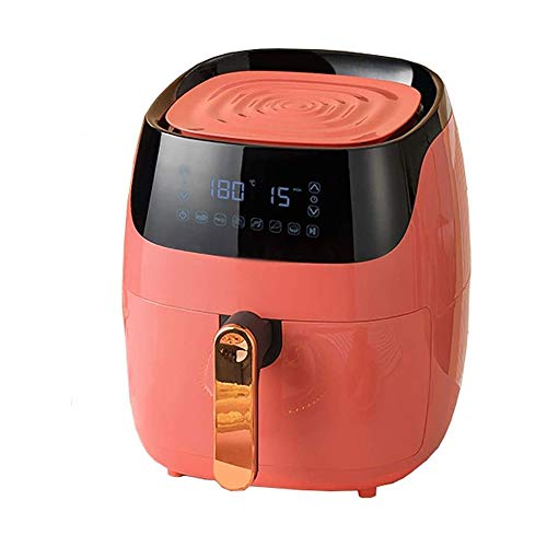 NCRD Freidora de Aire, 4,8 Cuartos de al Aire Libre, Pantalla táctil Airfryer sin paletas para lavavajillas, Uso Menos Aceite para Alimentos más saludables, a 60 min. (Color : Red)