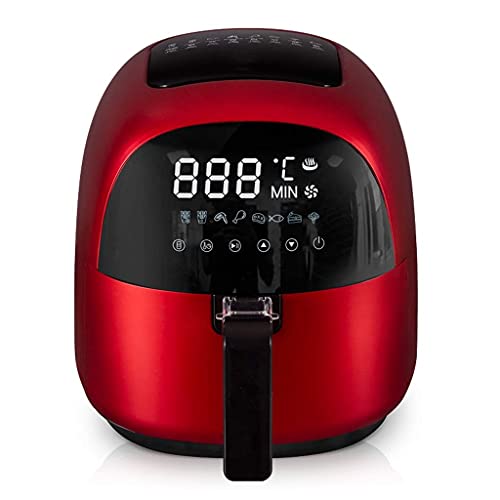 Air Fryer Home 3.5L, 1400W Freidora eléctrica sin aceite Máquina de papas fritas multifunción inteligente de gran capacidad, pantalla táctil LCD, revestimiento antiadherente, fácil de limpiar (Color :