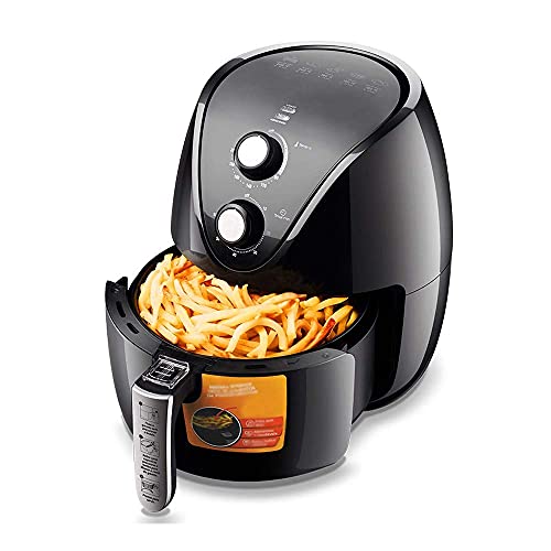 Freidora de Aire doméstica, freidora eléctrica de Gran Capacidad sin Aceite, máquina de Papas Fritas de Cocina Completamente automática, se Necesita un Tubo de Calentamiento de Acero Inoxidable