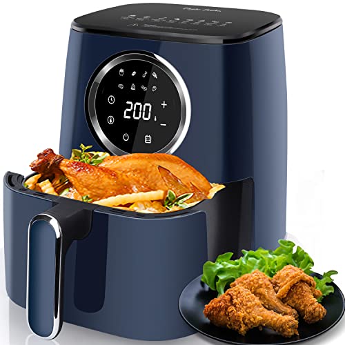 Taylor Swoden Marina - Freidora sin Aceite, 8 menús prestablecidos y modo manual, 1400W,Panel LED táctil, Air Fryer de 4,2 litros de capacidad, Cesta antiadherente,Libre de BPA, Color azul